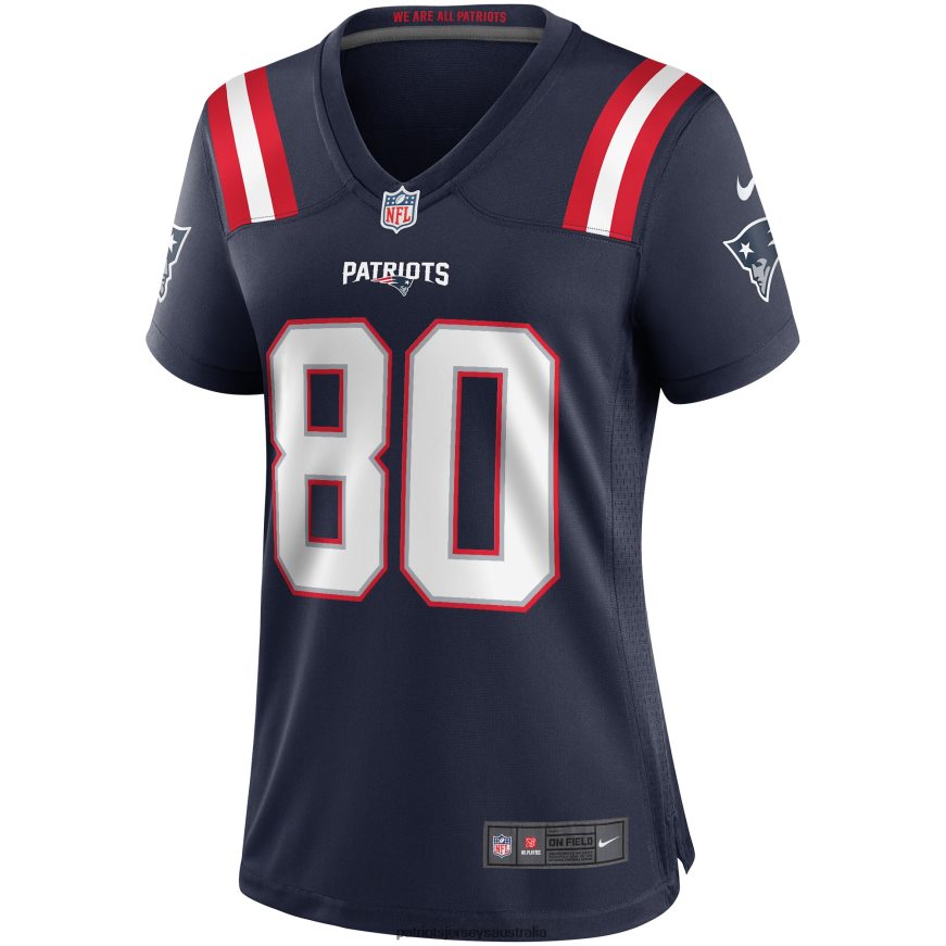 Women Nike Troy Brown Navy Game Retired Player Jersey ZZ06V21137 Patriots Jersey Clothing