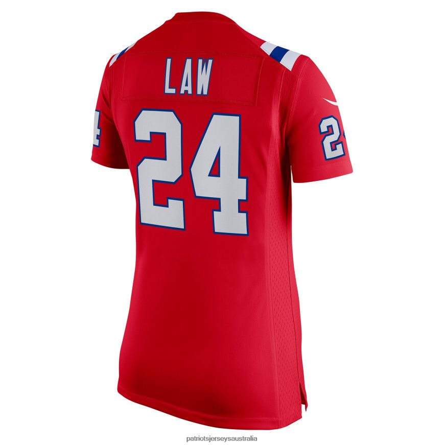 Women Nike Ty Law Red Retired Game Jersey ZZ06V21224 Patriots Jersey Clothing