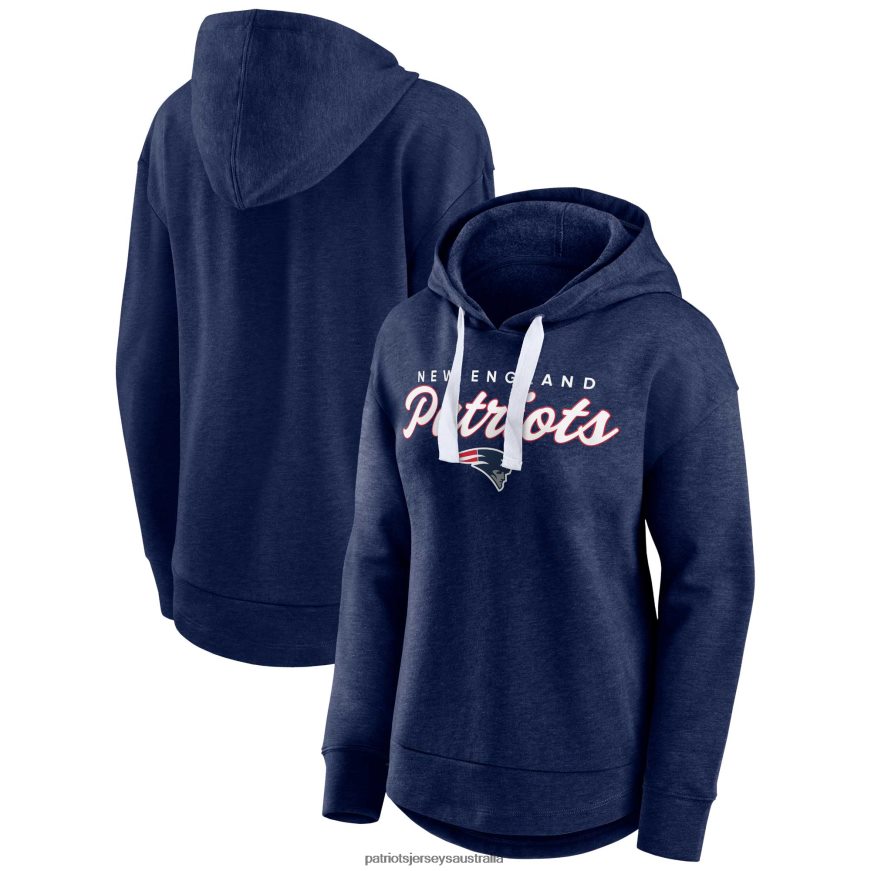 Women Fanatics Branded Heather Navy Set To Fly Pullover Hoodie ZZ06V22345 Patriots Jersey Clothing