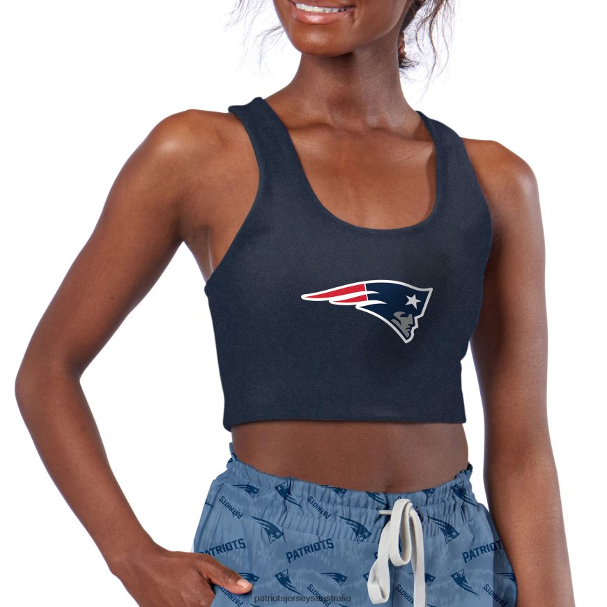 Women Certo Navy Reversible Sports Bra ZZ06V22882 Patriots Jersey Clothing