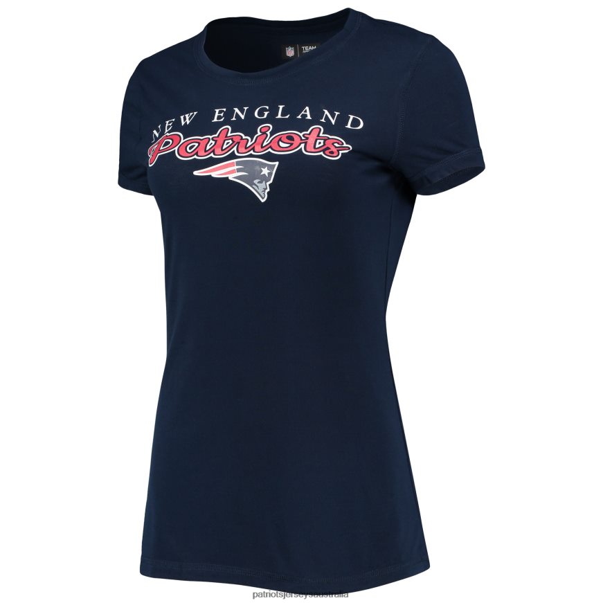 Women Concepts Sport Navy/Red Logo T-Shirt & Pants Set ZZ06V22888 Patriots Jersey Clothing