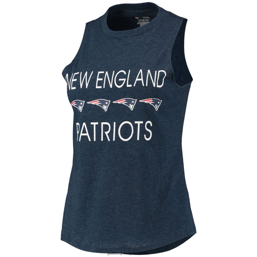 Women Concepts Sport Navy/Red Plus Size Meter Tank Top and Pants Sleep Set ZZ06V22864 Patriots Jersey Clothing
