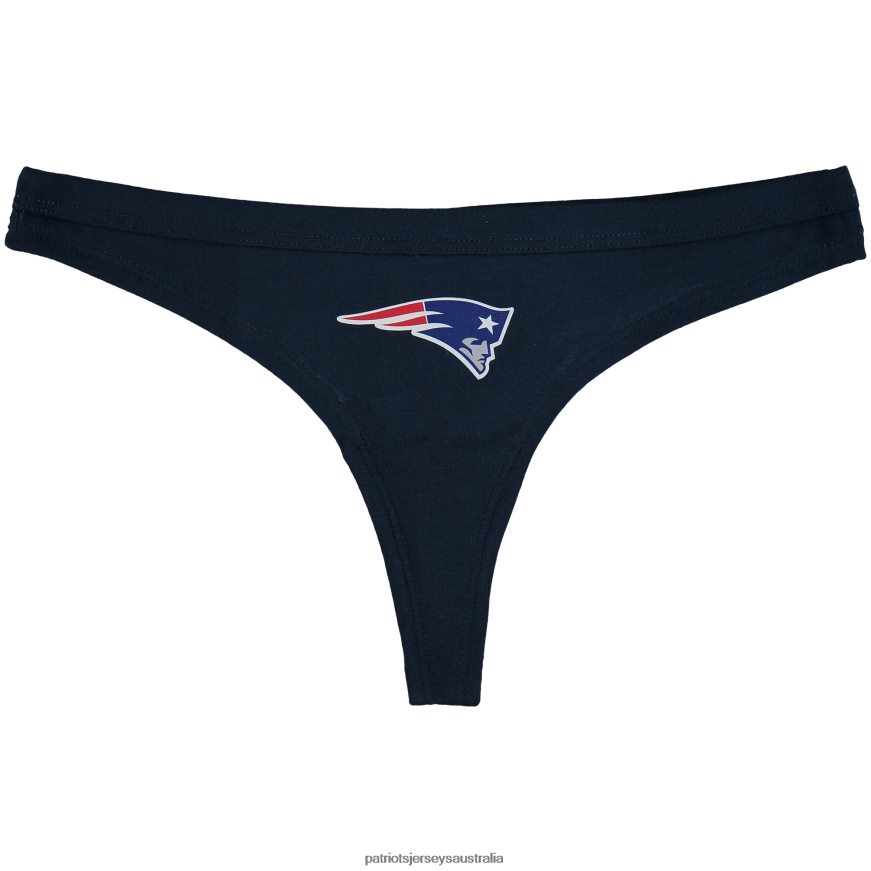 Women Concepts Sport Navy Solid Logo Thong ZZ06V22866 Patriots Jersey Clothing