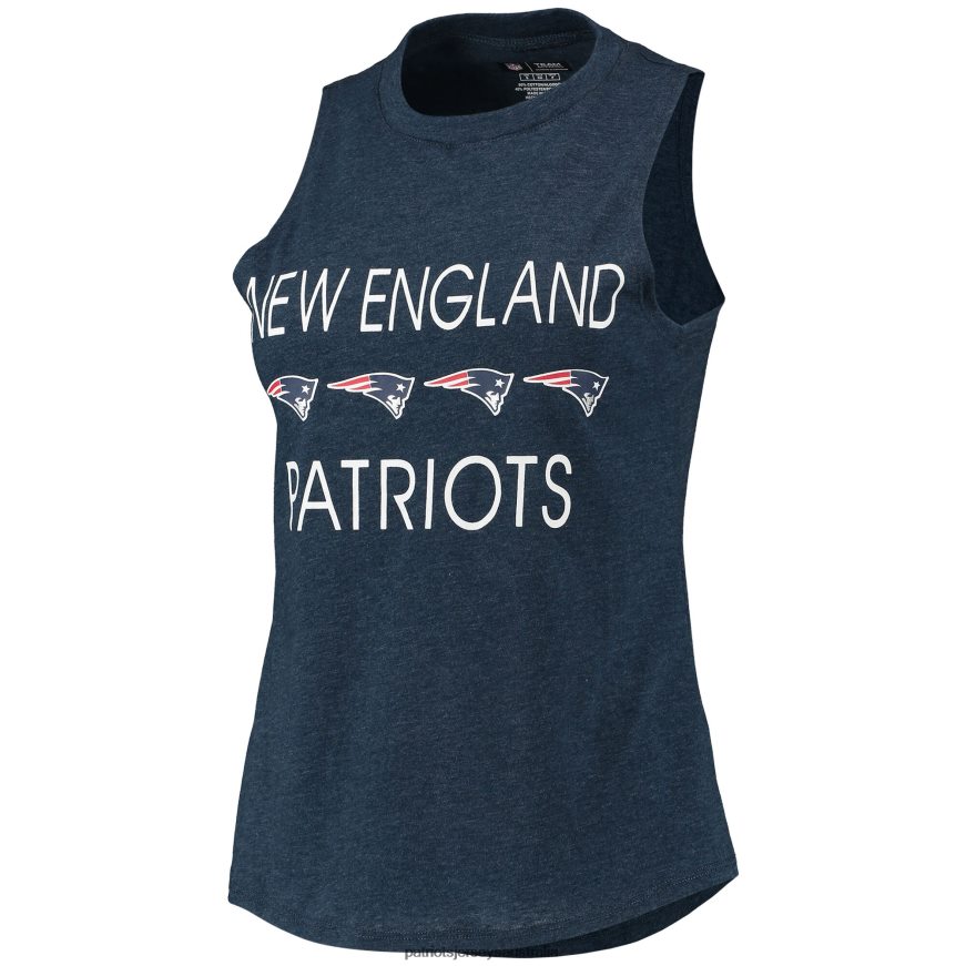Women Concepts Sport Red/Navy Muscle Tank Top & Pants Sleep Set ZZ06V22854 Patriots Jersey Clothing