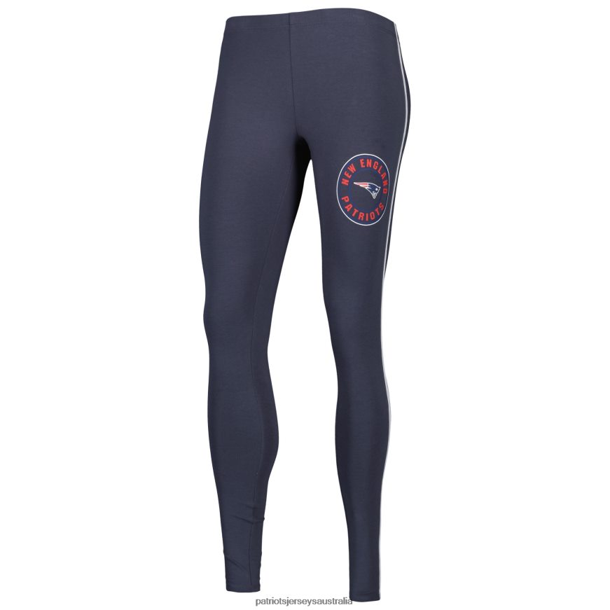 Women Concepts Sport White/Charcoal Sonata T-Shirt & Leggings Sleep Set ZZ06V22879 Patriots Jersey Clothing