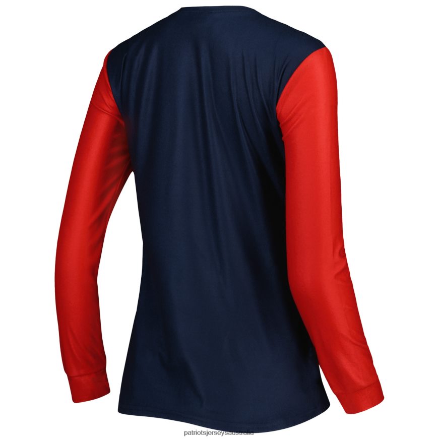 Women FOCO Navy Holiday Ugly Pajama Set ZZ06V22873 Patriots Jersey Clothing