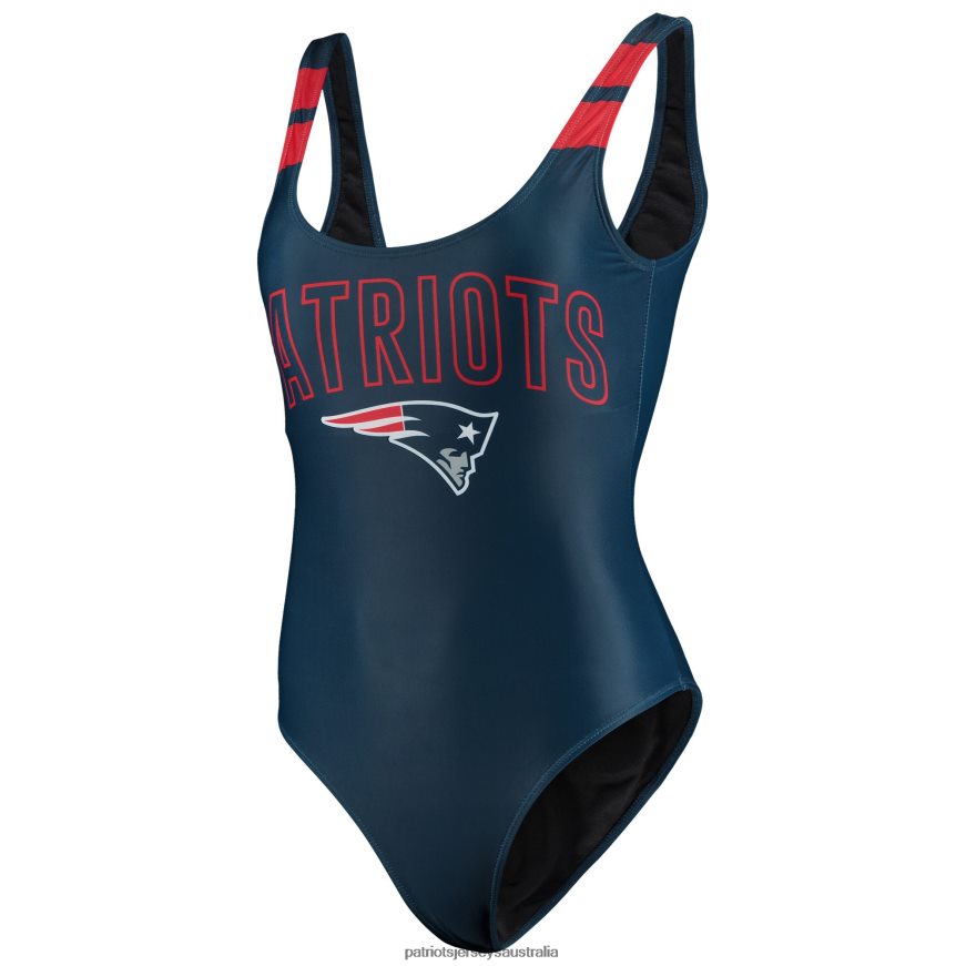 Women FOCO Navy One-Piece Bathing Suit ZZ06V22902 Patriots Jersey Clothing