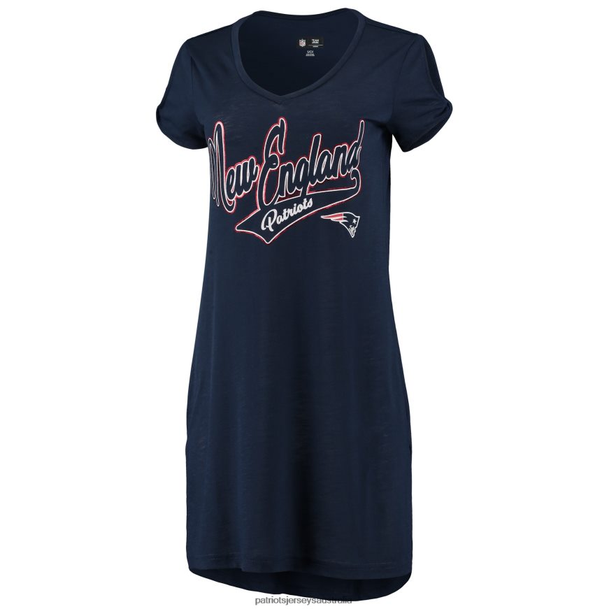 Women G-III 4Her by Carl Banks Navy Breakaway Swimsuit Cover-Up ZZ06V22905 Patriots Jersey Clothing