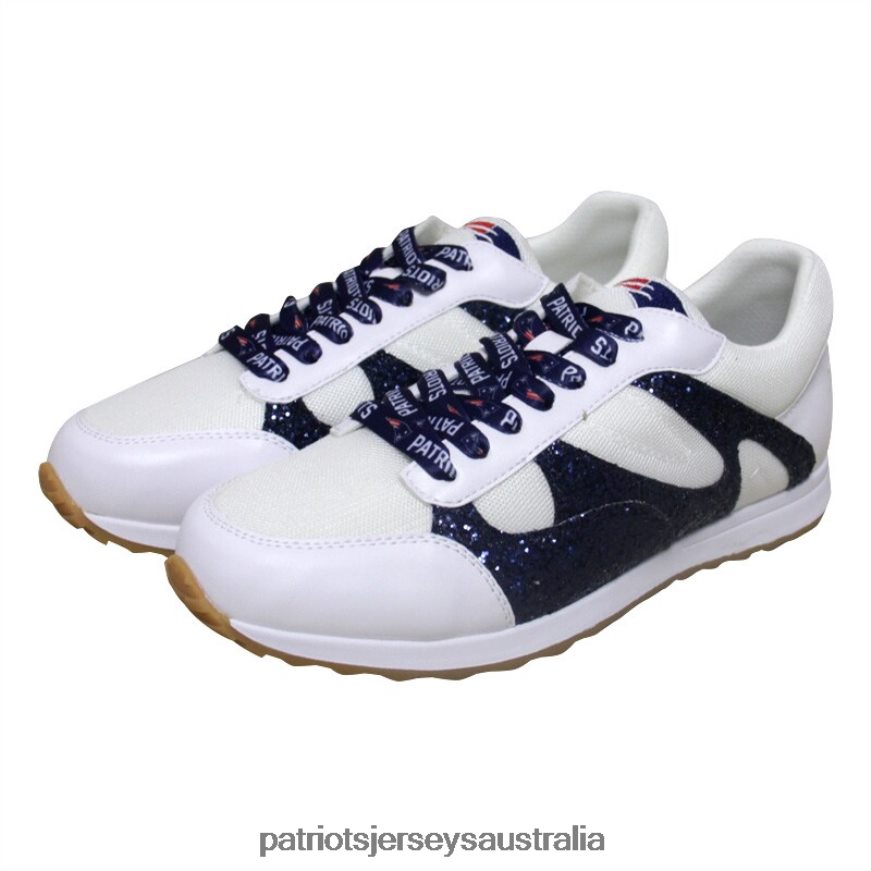 Women Cuce White Glitter Sneakers ZZ06V22235 Patriots Jersey Footwear
