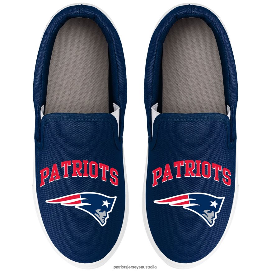 Women FOCO Big Logo Slip-On Sneakers ZZ06V22254 Patriots Jersey Footwear