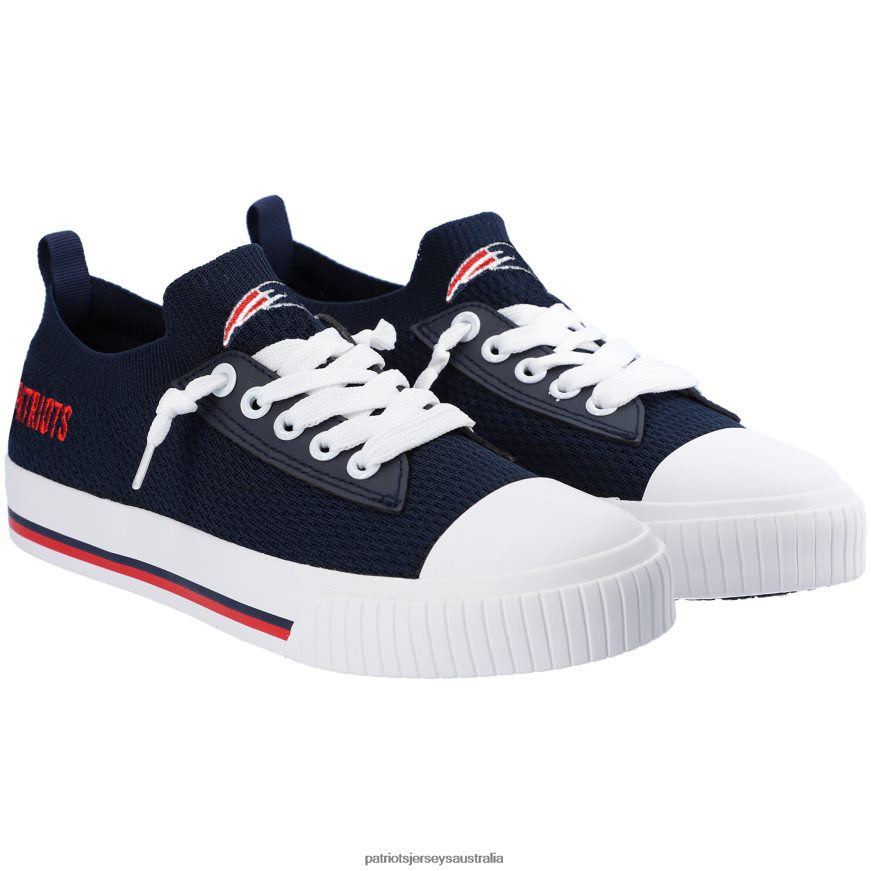 Women FOCO Knit Canvas Fashion Sneakers ZZ06V22234 Patriots Jersey Footwear