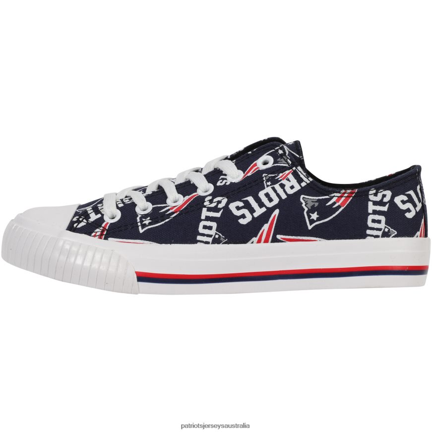 Women Repeat Print Low Top Sneakers ZZ06V22249 Patriots Jersey Footwear